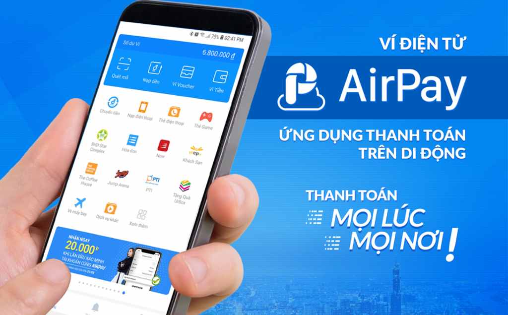 hướng dẫn đăng ký Airpay